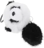 PRETYZOOM Cute Soft Plush Panda Key Chain Pendant Versatile Stuffed Animal Bag Charm for Panda Lovers and Comfortable Accessory for Backpacks and Keys