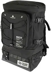 DRESS Fishing Backpack, Olive Gray, Large Size, Expandable, Waterproof, Fishing Tackle Bag, Rod Holder, Bag Pack, Men's, Large Capacity, Fishing Bag