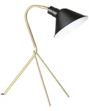 JONATHAN Y Designs Mae 20.25in Brass Task Lamp
