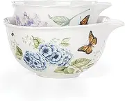 Lenox Butterfly Meadow 2-Piece Nesting Bowl Set, 2.9 LB, Multi