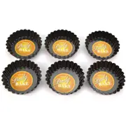 Daily Bake Mini-Quiche Pan With Loose Base 7.5cm x 2cm - Set of 6