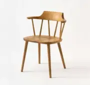 Dining Chair Yururi arm" made in Japan white oak arm solid wood Hida funiture