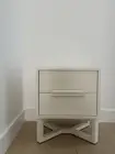 Zuster White American Oak Bedside Table