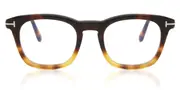 Tom Ford FT5870-B Blue-Light Block 056 Men's Glasses Tortoiseshell Size 50 - Private Health Rebate - Blue Light Block Available