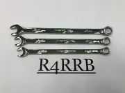 Snap-on Tools USA NEW 3pc Metric 7mm - 9mm Flank Drive PLUS Combo Wrench Lot Set
