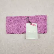 Magellan Outdoors Women Mag Cable Knit Headband Fleece Purple/Mulberry