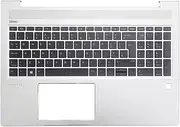 Laptop PalmRest&Keyboard for HP ProBook 455 G6 L45091-031 Without Backlit United Kingdom UK Silver New