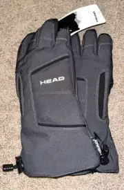 Head Men's Dupont Sorona Insulated SKI Glove W Pocket Gray (Size XS)