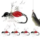 5pcs Trout Fly Fishing Flies Nymphs Wet Flies Dry Flies Fly Fishing Box