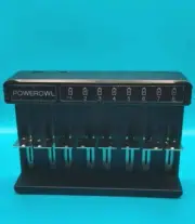 POWEROWL 8 Bay AA AAA C D Battery Charger, USB High-Speed Charging, Independent