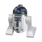 LEGO Star Wars R2-D2 MiniFigure Flat Silver Head Lavender Dots From Set 75136