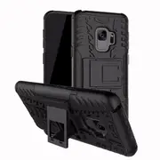 MCC Heavy Duty Samsung Galaxy S9 Plus Shockproof Phone S9+ Case Cover [Black]