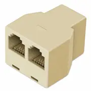 Avico Telephone Adaptor US Modular Socket To US Modular Phone Plug Socket 6P4C