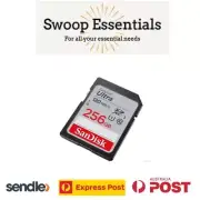 SD Card SanDisk Ultra 256GB Class10 SD HD Camera Memory Card Silver