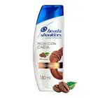 5 X Head & Shoulders Anti Hairfall Cafeina Caffeine 180ml Shampoo