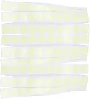 SOPOTUTU 100pcs Glow Dark Fluorescent Stickers for Night Warning Blank Markers for Property Line Construction Surveying and Path Marking