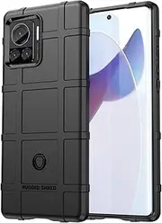 [Monwutong] Slim Fit Phone Case for Motorola Edge 30 Ultra, Case for Moto X30 Pro,Rugged Shield Phone Case with Military Grade Shockproof Protection Cover for Moto Edge 30 Ultra/X30 Pro, HD Black