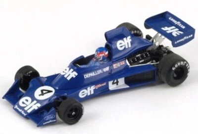 1:43 SPARK S1646 Tyrrell 007 Belgian GP 4th P.Dupayer 1975 #4 New Boxed
