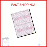 TOPS Phone Message Book, Spiral Bound, 2-Part, Carbonless, White and Canary, 4 M