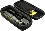 ProCase Hard Case for Philips Norelco OneBlade QP2520 QP2530 QP2620 QP2630, Travel Organizer Carrying Bag for Philips Norelco One Blade Hybrid Electric Trimmer and Shaver -Black