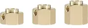 Modification Accessories 4PCS Brass Widen Wheel Hub Hex Extended Adapter for 1/10 RC Crawler TRX4 TRX6(10mm)