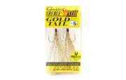 Gamakatsu 42187 Treble Hook SP MH Feather Gold Tail Size 5 (6867)