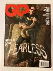 GQ Magazine APRIL 2022 Nicolas Cage is Fearless 88 PAGES FREE SHIPPING