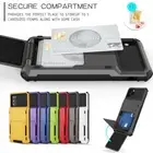For iPhone 16E 14 13 11 12 Pro 15 X XS Max Back Case Cover ​Phone With Card Slot