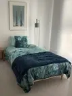 king single bed frame - Living Fusion - Elisha Pine Wood Bed Base