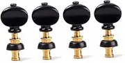 Kisangel Ukulele Tuning Machines Set 4pcs Friction Tuning Pegs Key Tuners Plastic Button for Ukulele