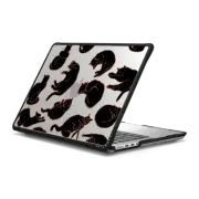 MacBook Pro 14-inch (M1 - M4) Impact Case Black Cats by Edward Luper