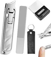 Travel Manicure Kit | Oblique Opening Nail Care Tool Kit - Folding Ultra-Thin Stainless Steel Scissors For Toddler Safety