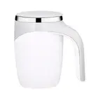 Self Stirring Coffee Mug Automatic Magnetic Electric Mixing Cup (White)