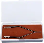 [Generic] Watch Spring Bar Plier, V Shaped Watch Spring Bar Tweezers Watch Spring Bar Tool, Watch Repair Tweezers with Storage Box, Watch Repairing Accessory for Watchmaker and Repairer
