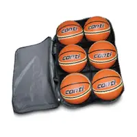 在飛比找momo購物網優惠-【Conti】原廠貨 籃球 後揹手提式籃球6入背袋(A253