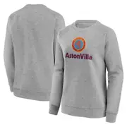 Aston Villa True Classics Graphic Crew Sweatshirt - Sports Grey - Womens