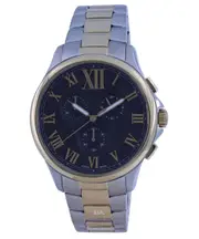 Fossil Monty Chronograph Luminous Hands Stainless Steel Quartz FS5636 Mens Watch