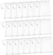 KITANDOVE 100PCS Nylon Fruit Mesh Bag Reusable Drawstring Garden Plant & Orchard Protection Bag 10cm x 15cm String for &