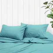 Odyssey Thermal Flannelette Sheet Set Marine Blue (Single, King Single, Double, Queen, King)