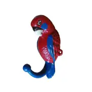 Cast Iron Rosella Bird Hook Hanger 18cm
