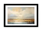 Abstract Clouds Framed Print