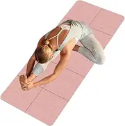 Foldable Yoga Mat | Home Workout Floor Pad | Portable Non-Slip 6mm Floor Exercise Mat for Home Gym Outdoor Travel Women Men