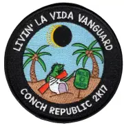 HM-14 LIVIN' LA VIDA VANGUARD CONCH REPUBLIC 2K17 PATCH