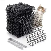 12 Pack Cat Repellent Mats with Spikes, 15.5 x 20 cm, Anti-Digging, Lawn and Garden Protection