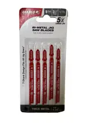 Diablo 3-5/8 in. x 12 TPI Thick Metal Bi-Metal Jigsaw Blade (5-Pack)