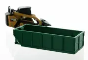 1:64 Rolloff Dumpster 15 yard Green 3D to Scale Diorama Display Farm