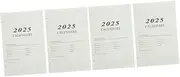 NUOBESTY 2pcs 2 Daily Planner Planner Notebook Refill Pads Practical Notepad Paper