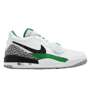 Nike 休閒鞋 Air Jordan Legacy 312 Low 男鞋 白 綠 爆裂紋 喬丹 FN3406-101