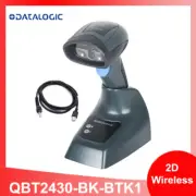 Datalogic QBT2430-BK-BTK1 QuickScan 2D Bluetooth Barcode Scanner+USB Cable +Base
