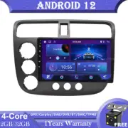 9"Android 12 Head Unit Autoradio Carplay GPS SAT Navi For Honda Civic 2000-2006 (for: Honda)
